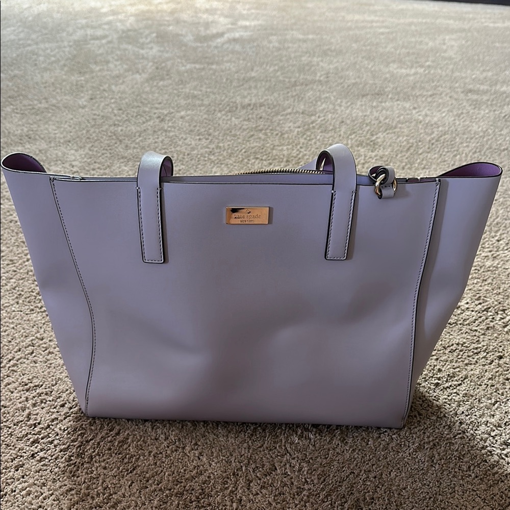 Kate Spade Purple Tote Bag with Elegant Design